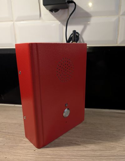 Téléphone de secours incendie avec transmission IP GSM sécurisée