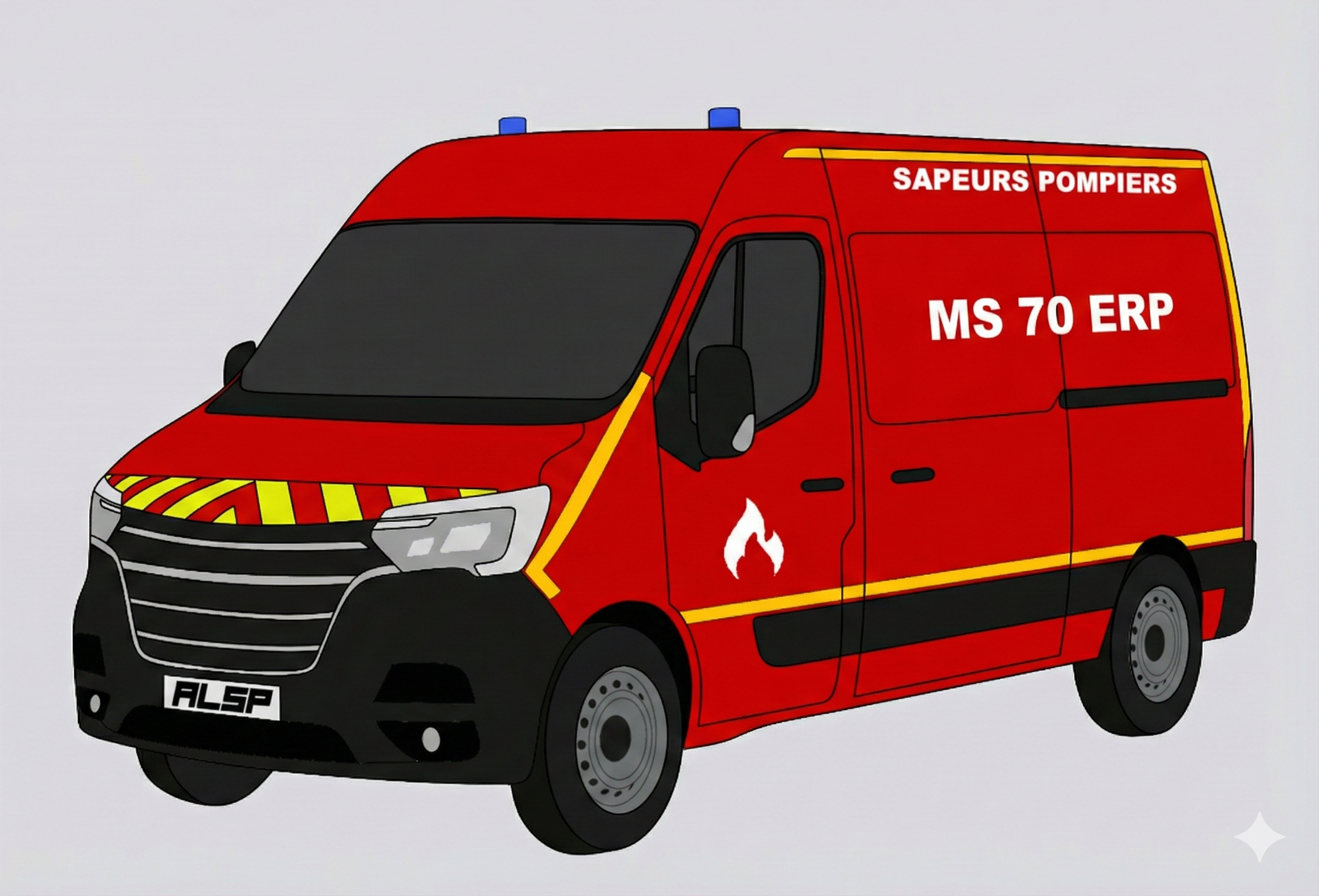 Telephone pompier ERP MS 70