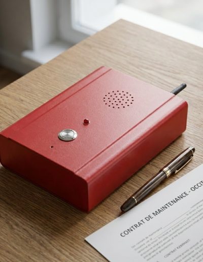 téléphone ERP installé dans une école