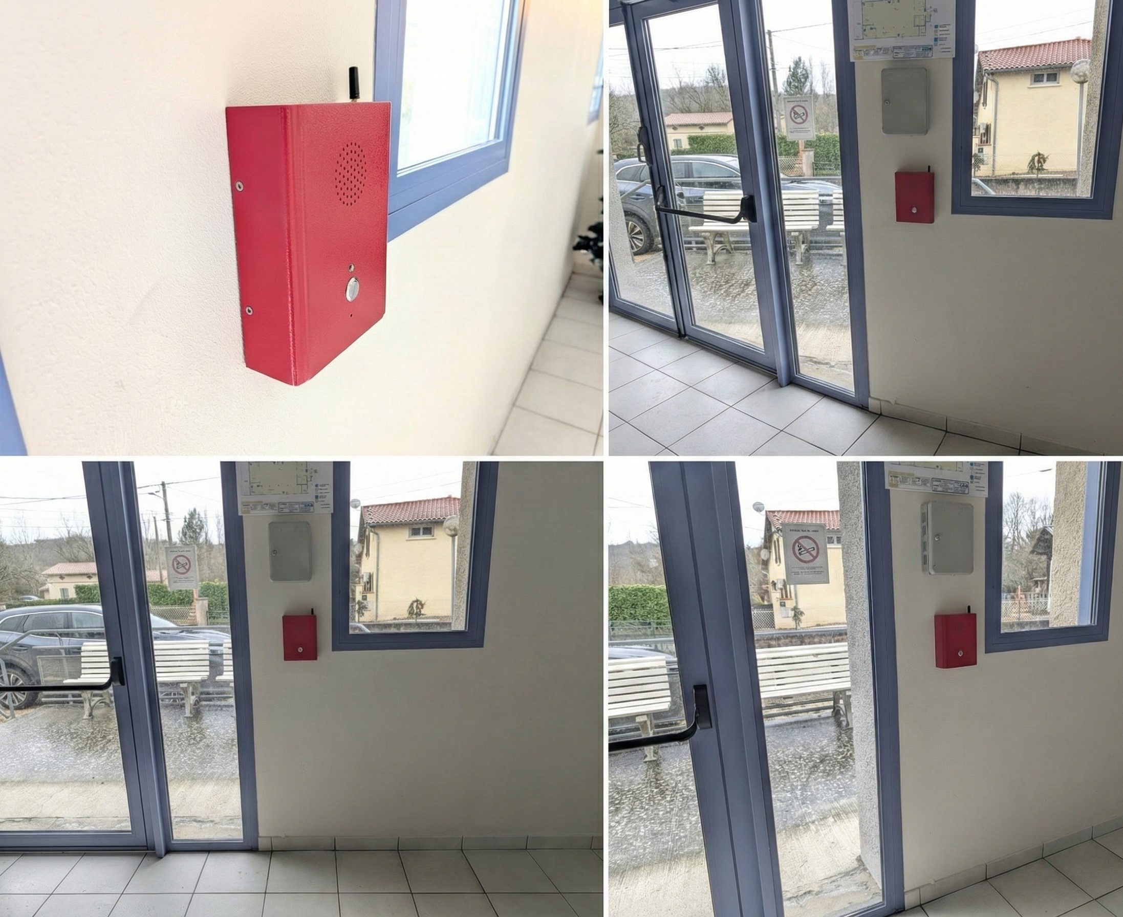 intallation du telephone ERP de secours MS 70 dans une commune
