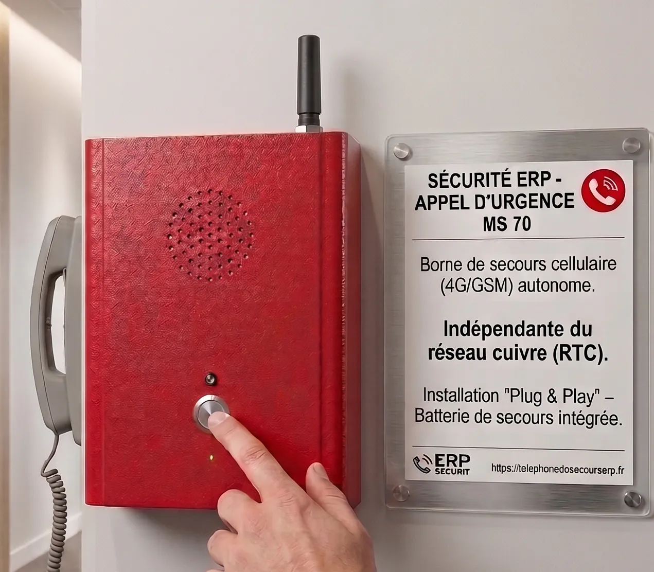 la fin du reseau RTC pour les ERP approche la solution du telephone de secours ERPest la solution ultime