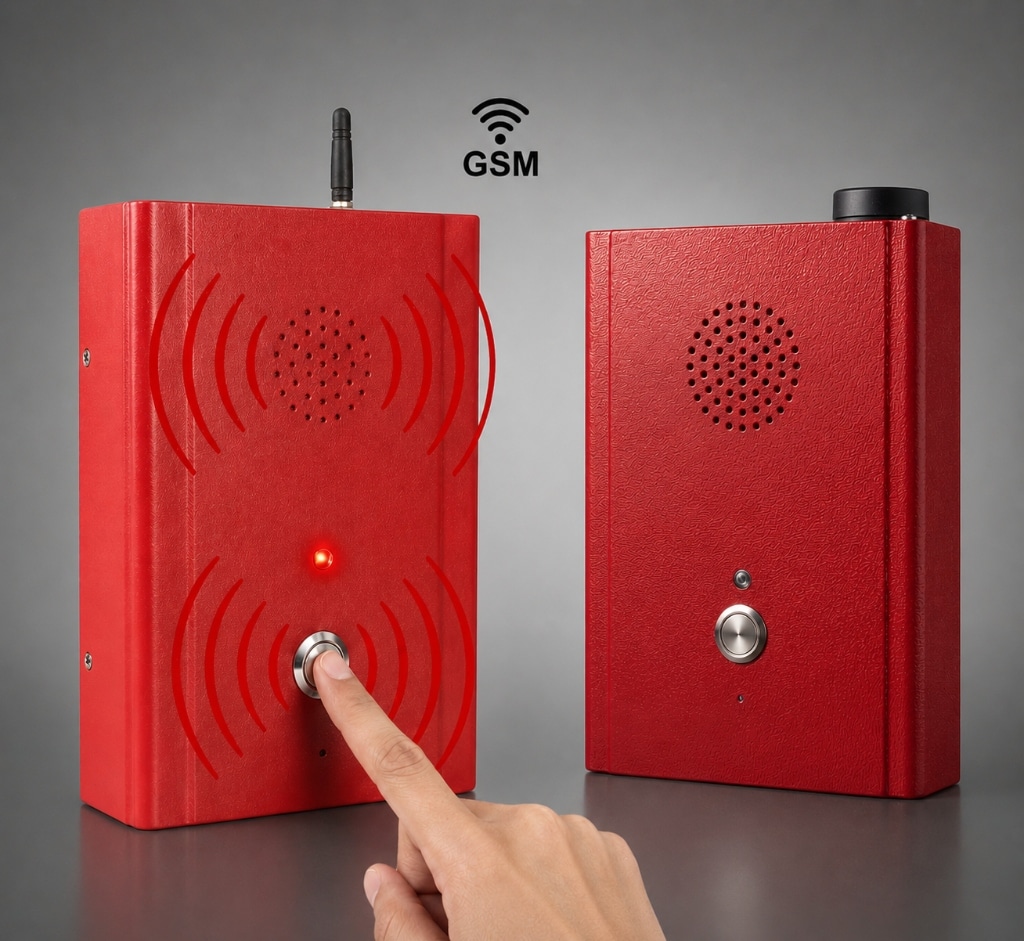 Borne d'appel d'urgence GSM 4G