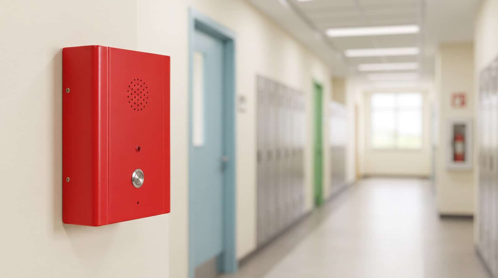 Pose d'une borne GSM d'alerte incendie