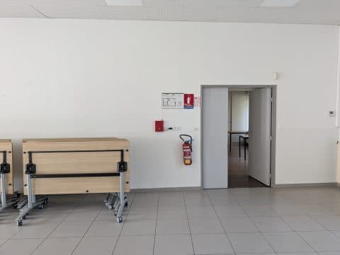 Téléphone de secours ERP GSM 4G dans une salle municipale de Castelginest (31)